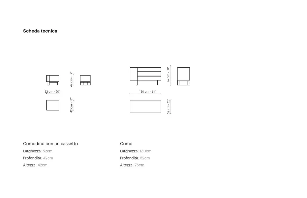 Bonaldo 1. Design moderno ed elegante.2. Prezzo outlet.3. Marchio .4. Facile da montare.5. Spazio di archiviazione.- Comodini