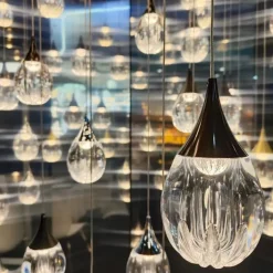 Collezione esclusiva A sospensione Stilla oro  illuminati sospensione led Oro in offerta- Lampade A Sospensione