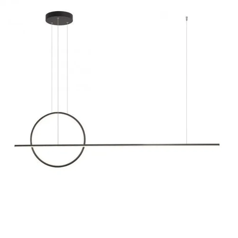 Online A sospensione Giotto redo 01-1848 Nero a prezzi convenienti Lampade A Sospensione