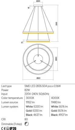 Collezione esclusiva A sospensione in metallo Febe lampada a sospensione led redo a prezzo scontato- Lampade A Sospensione