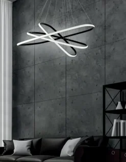 O-Luce A sospensione in metallo Ondaluce sospensione quadra a prezzo scontato- Lampade A Sospensione