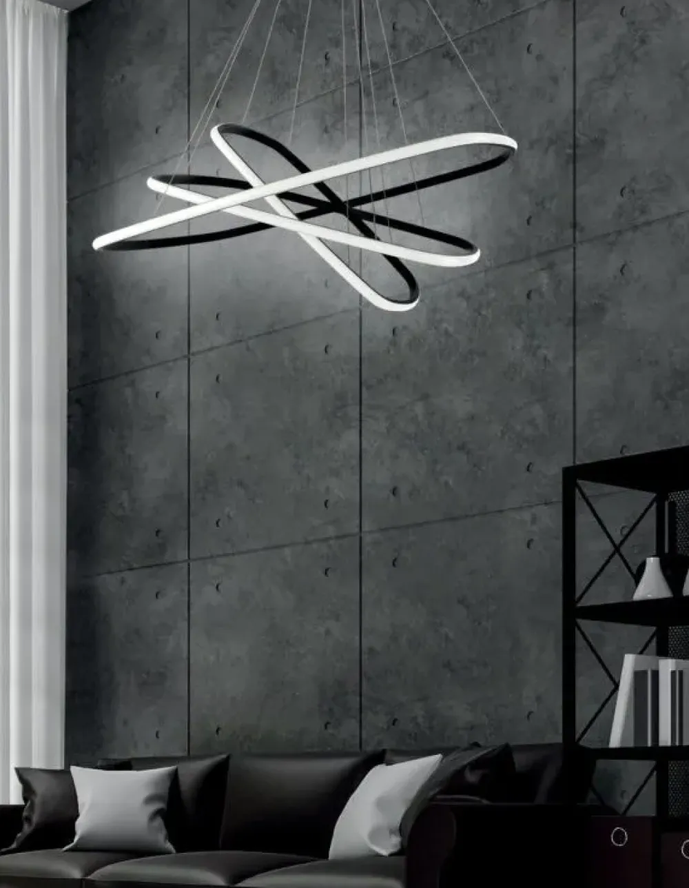 O-Luce A sospensione in metallo Ondaluce sospensione quadra a prezzo scontato- Lampade A Sospensione