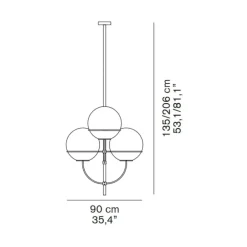 A sospensione Lyndon 450 a prezzo Outlet^O-Luce Sale