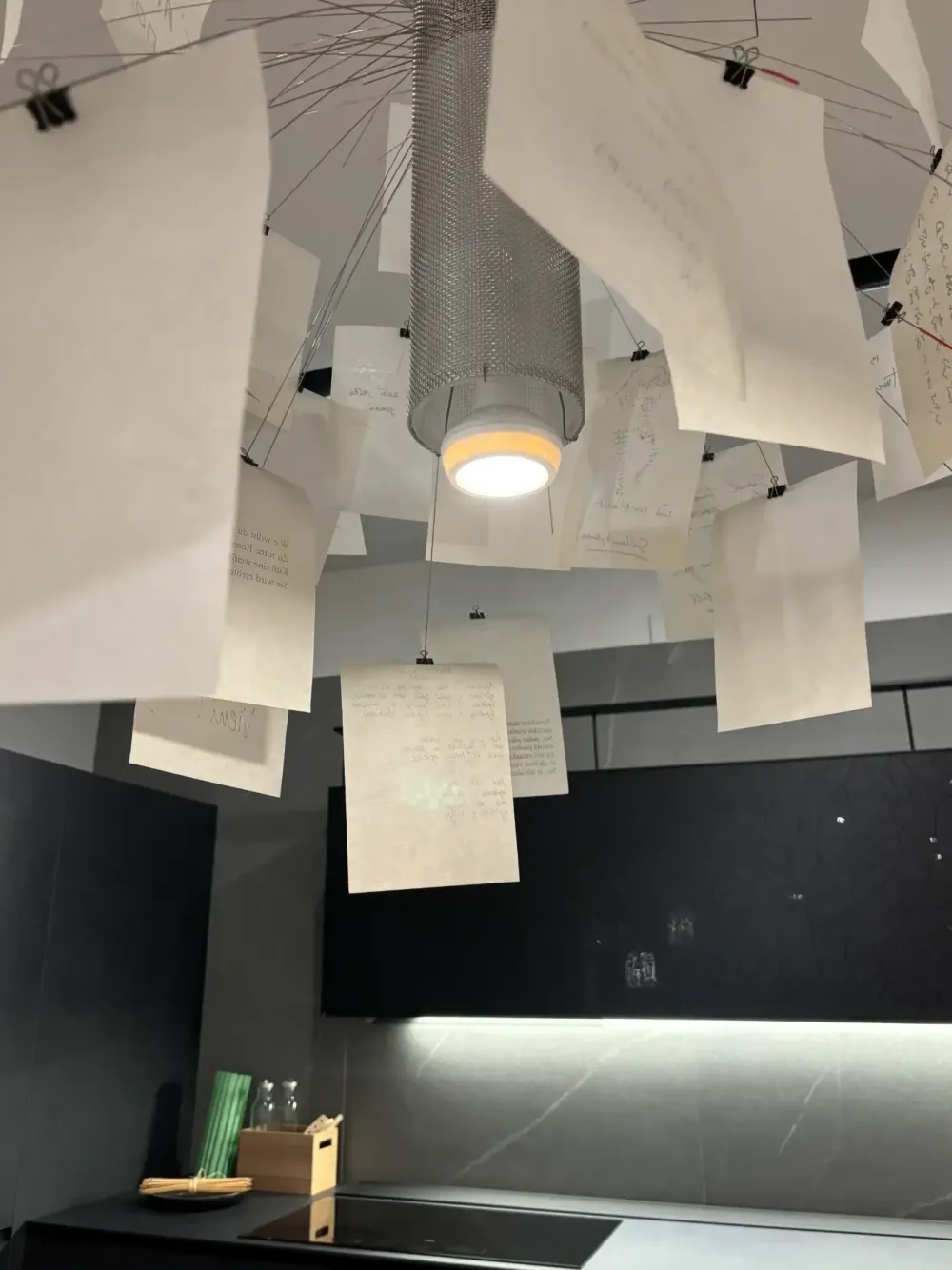 Ingo Maurer A sospensione stile Design Lampadario zettel'z 5 in offerta- Lampade A Sospensione