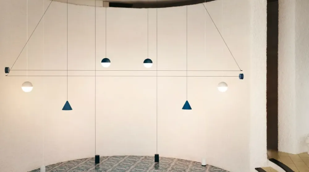 Hot A sospensione string light touch dim – testa a sfera – cavo 12mt in Offerta Outlet Lampade A Sospensione