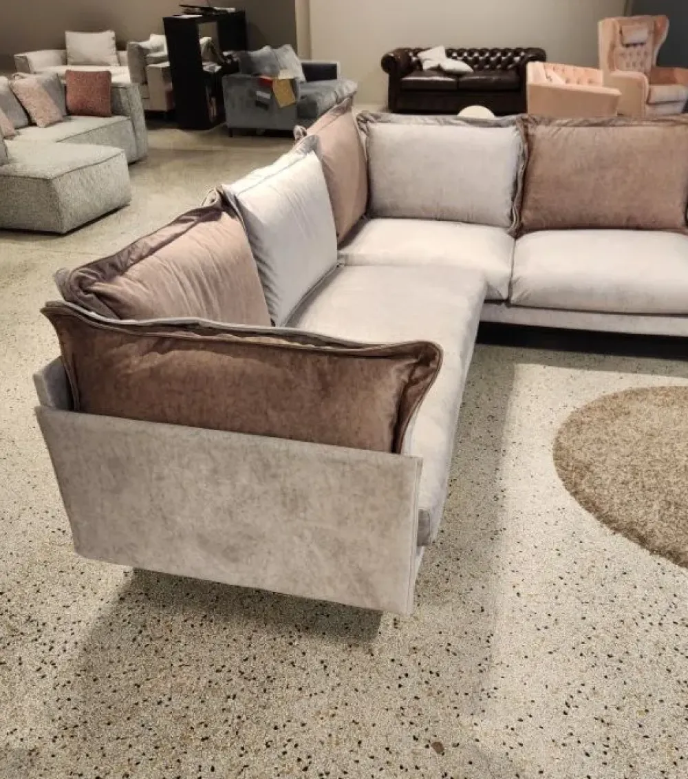 Online Angolare Divano luxury velluto e piuma in OFFERTA - 45% Divani