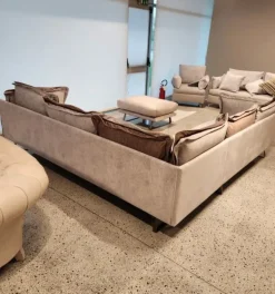 Online Angolare Divano luxury velluto e piuma in OFFERTA - 45% Divani