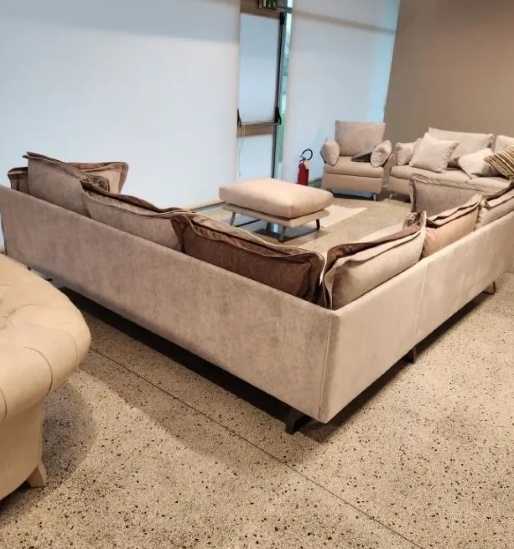 Online Angolare Divano luxury velluto e piuma in OFFERTA - 45% Divani