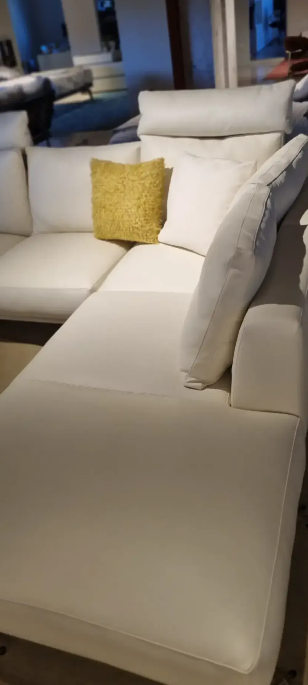 Artigianale Angolare pelle modello Contemporaneo 12 di- Divani