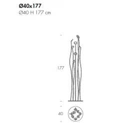 Tonin Casa Appendiabiti design Alga di a prezzo scontato- Appendiabiti
