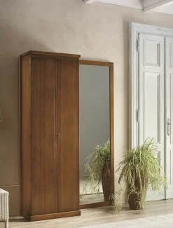 Artigianale Appendiabiti modello Mobile da ingresso con armadietto scontato del 35% a prezzo scontato- Appendiabiti