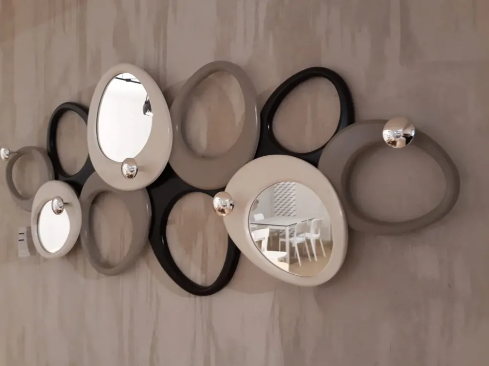 Appendiabiti Appendiabiti molecole in specchio a prezzo scontato^Pintdecor New