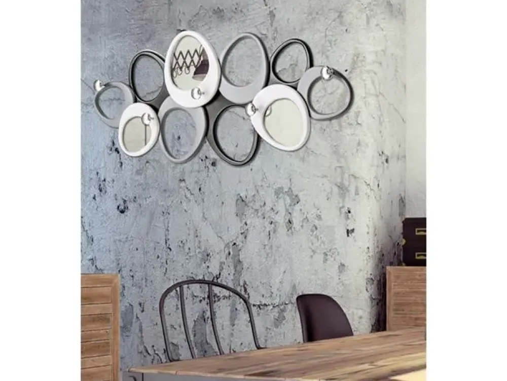 Appendiabiti Appendiabiti molecole in specchio a prezzo scontato^Pintdecor New