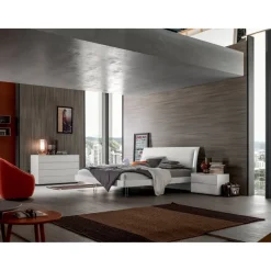 Approfitta dello sconto 30% sul letto Parentesi con testiera imbottita  di^Santalucia Outlet