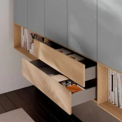 Orme Architetto: Soggiorno Light Day 13 in laminato opaco. Offerta Outlet!- Soggiorni Completi