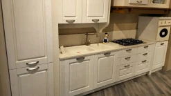 Arredo3 Architetto Verona : cucina bianca classica scontata.- Cucine Lineari