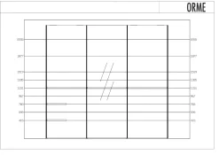 Armadio Anta liscia a tre ante in Offerta Outlet^Orme Online