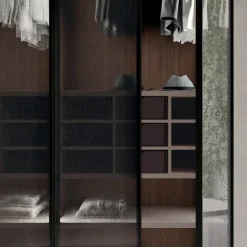 Homes Armadio ante battenti in vetro Anta glass scontato- Armadi