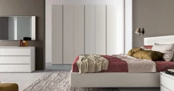 Santalucia Armadio ante battenti in laminato materico modello Anta j di- Armadi