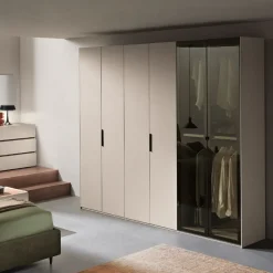 Gierre Mobili Armadio ante battenti in laminato opaco Abaco di- Armadi