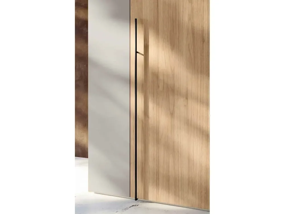 Armadio ante battenti in laminato materico Arm36 scontato^Artigianale Outlet