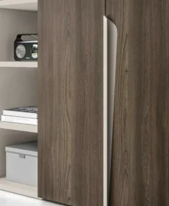 Marka Armadio ante battenti in laminato materico Vela di- Armadi