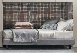 Discount Armadio ante battenti in laminato materico modello A ponte con letto singolo  di Armadi