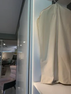 Caccaro Armadio ante scorrevoli in laccato opaco Flat di- Armadi