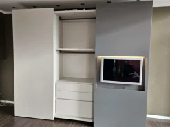 Armadio ante scorrevoli in laminato opaco Nastro tv di^Pianca Online