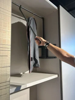 Armadio ante scorrevoli in laminato opaco Smart di^Tomasella Outlet