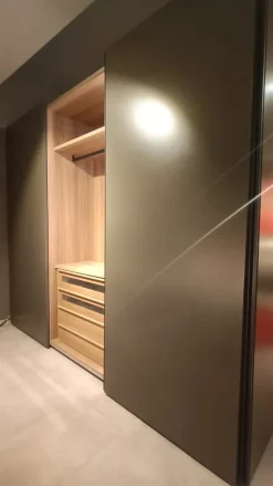 Sangiacomo Armadio ante scorrevoli in laccato opaco Armadio meg di- Armadi