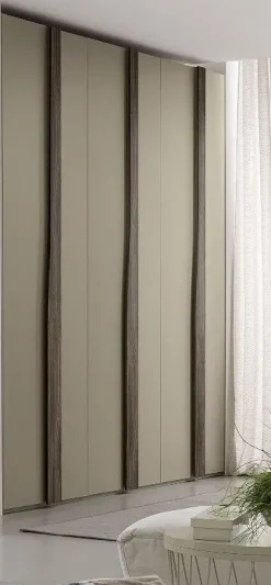 ARMADIO Armadio garnde 6 ante battenti con maniglione qaudro infinity SCONTATO^Outlet Etnico New