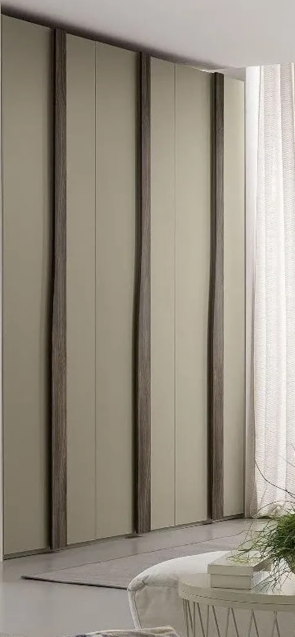 ARMADIO Armadio garnde 6 ante battenti con maniglione qaudro infinity SCONTATO^Outlet Etnico New