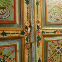 Outlet Etnico Armadio Armadio in legno colorato  etnico  di A PREZZO SCONTATO 27%- Armadi