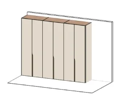 Armadio Armadio modello manhattan con ante battenti SCONTATO a PREZZI OUTLET Armadi