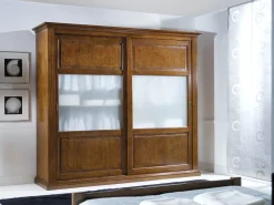 Outlet Armadio Armadio scorrevole a vetro lions linea di A PREZZO SCONTATO 43% Armadi