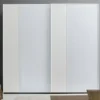 S75 Armadio Armadio scorrevole con ante-maxi con inserto vetro laccato scontato del 40% con ante scorrevoli SCONTATO 40%- Armadi