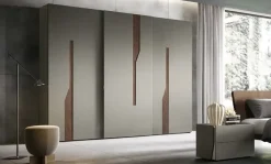 Moretti Compact Giorno Notte Armadio Brezza s156 realizzato in laccato opaco di scontato -30%- Armadi