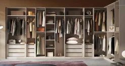 Md work Armadio Cabina armadio 381 realizzato in laminato materico di scontato -50%- Armadi