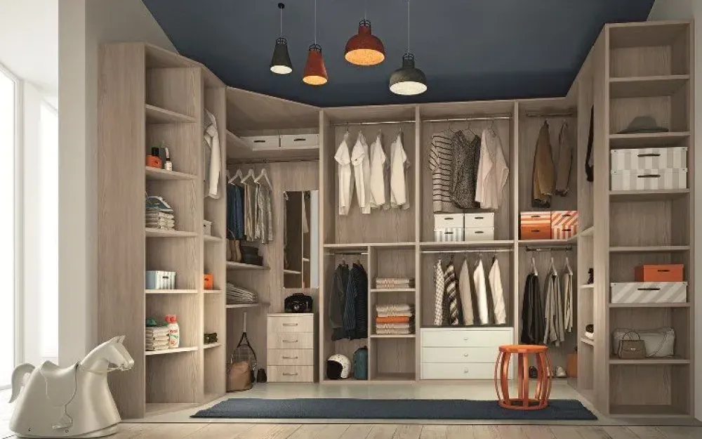 San Martino Mobili Armadio Cabina armadio a senza ante in Offerta Outlet- Armadi