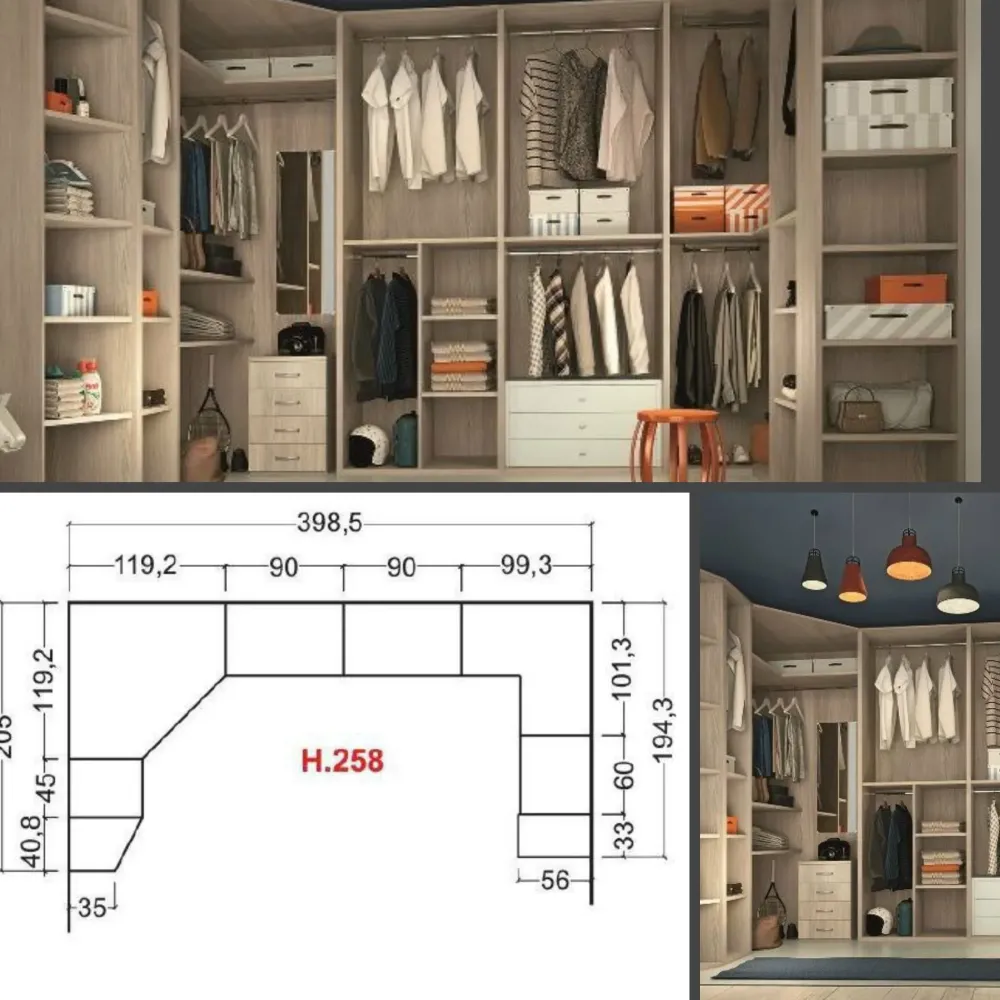 San Martino Mobili Armadio Cabina armadio a senza ante in Offerta Outlet- Armadi