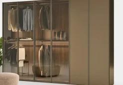 Discount Armadio con ante battenti modello Anta battente con vetro scontato del 25% Armadi