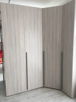 Armadio con ante battenti moderno Armadio cabina angolo olmo chiaro a prezzo scontato^Mistral Sale