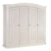 Clearance Armadio con ante battenti classico Mod abete white a prezzo scontato Armadi