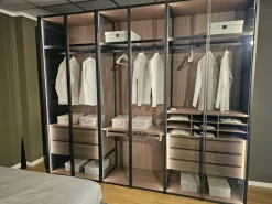 Armadio con ante battenti moderno Crystal a prezzo scontato Armadi