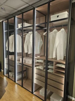 Armadio con ante battenti moderno Crystal a prezzo scontato Armadi