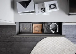 New Armadio con ante battenti a prezzo scontato modello Gola con cassettoni di Armadi