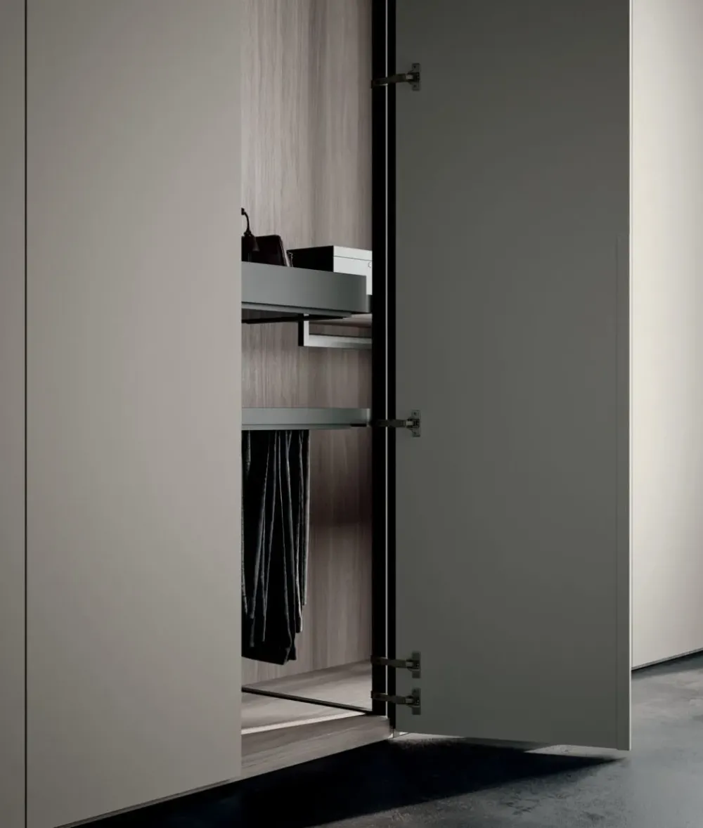 Collezione esclusiva Armadio con ante battenti moderno Armadio battente anta gola 01 Mottes selection a prezzo scontato- Armadi