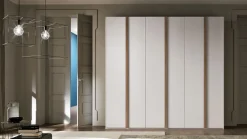 Collezione esclusiva Armadio con ante battenti a prezzo scontato modello Abaco  122 night collection  di- Armadi