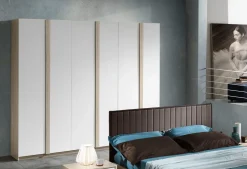 Collezione esclusiva Armadio con ante battenti a prezzo scontato modello Abaco  122 night collection  di- Armadi